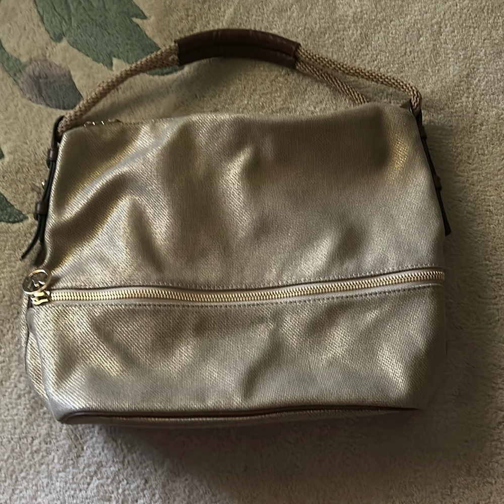 MICHAEL KORS Large Metalic Slouch, Shoulder Bag